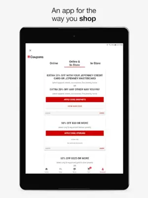 JCPenney android App screenshot 1